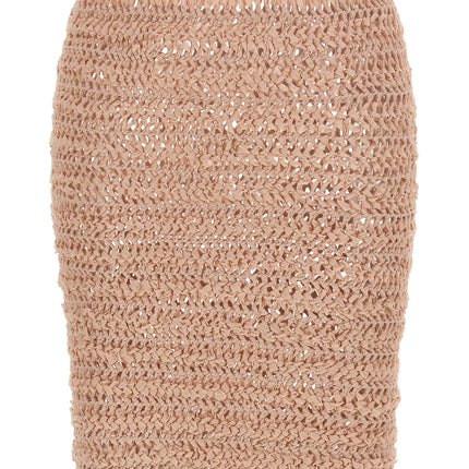 ALLIS Multicolor Polyester Midi Skirt