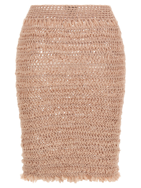 ALLIS Multicolor Polyester Midi Skirt ALLIS