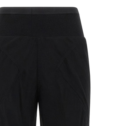 Rick Owens Black Silk Flared Pants