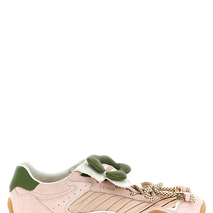 Fendi Multicolor Calfskin Athletic Sneakers