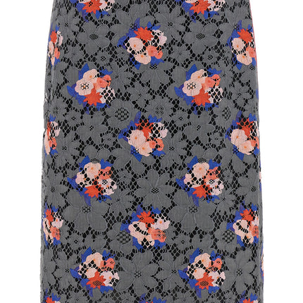 Fendi Gray Cotton Midi Skirt