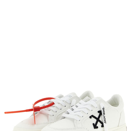 Off-White Bicolor Cotton Low Top Sneakers