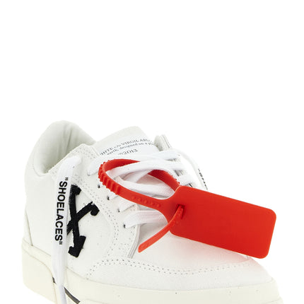 Off-White Bicolor Cotton Low Top Sneakers
