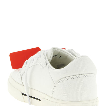 Off-White Bicolor Cotton Low Top Sneakers
