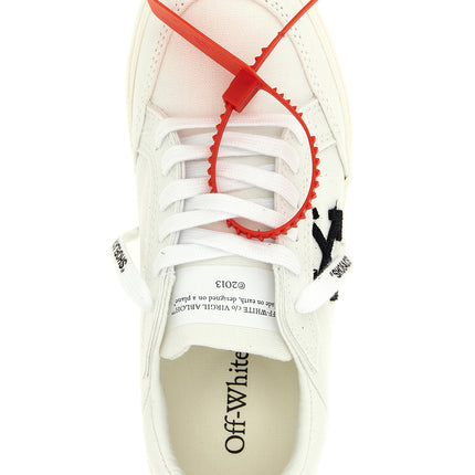 Off-White Bicolor Cotton Low Top Sneakers