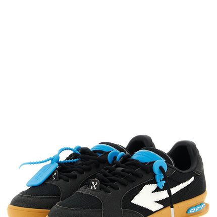 Off-White Black Polyester Athletic Sneakers