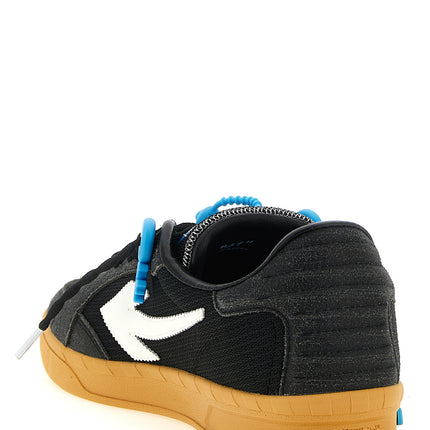 Off-White Black Polyester Athletic Sneakers