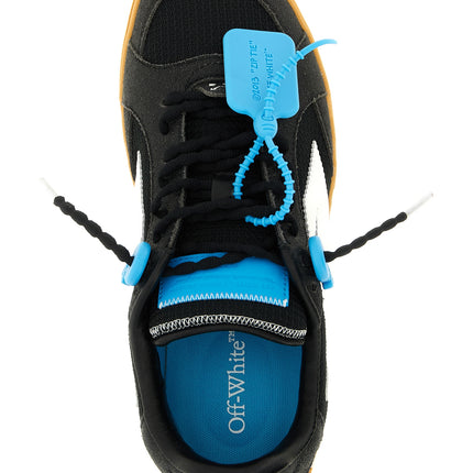 Off-White Black Polyester Athletic Sneakers