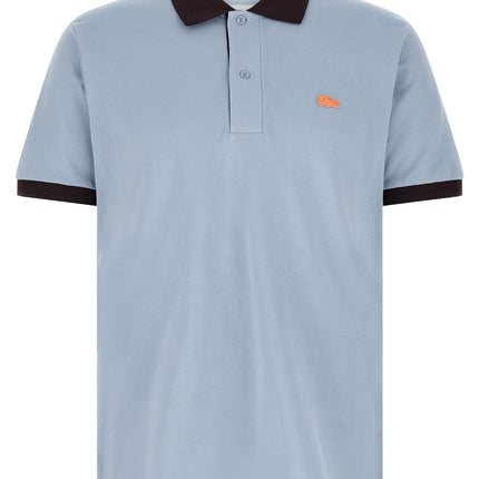 Lacoste Blue Cotton Polo Shirt