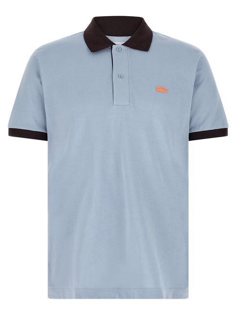 Lacoste Blue Cotton Polo Shirt Lacoste