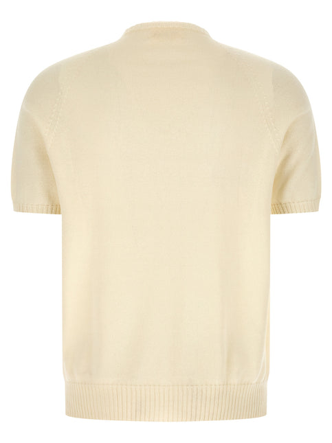 MA'RY'YA White Cotton Cardigan MA'RY'YA