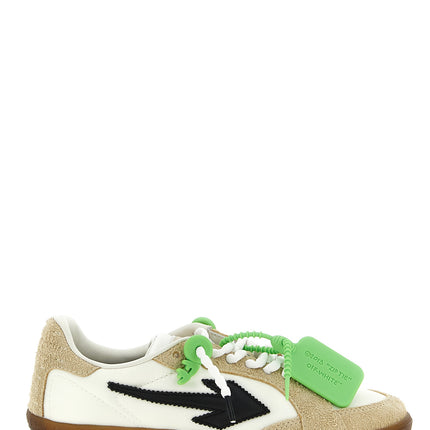 Off-White Multicolor Nylon Athletic Sneakers