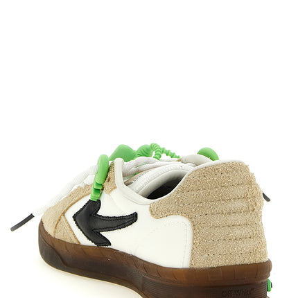 Off-White Multicolor Nylon Athletic Sneakers