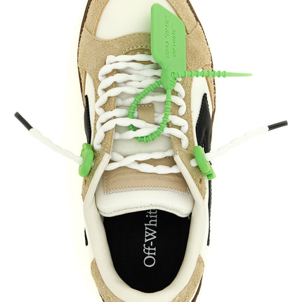 Off-White Multicolor Nylon Athletic Sneakers