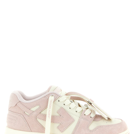 Off-White Multicolor Leather Low Top Sneakers