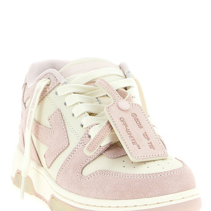 Off-White Multicolor Leather Low Top Sneakers