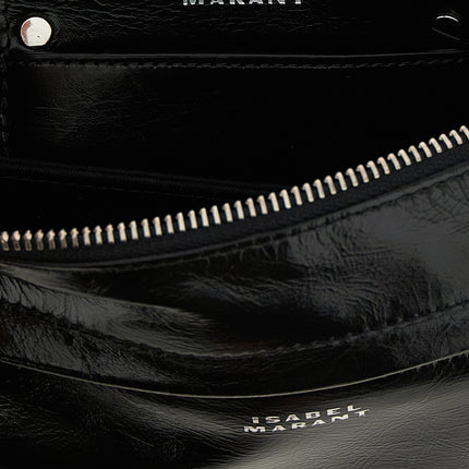 Isabel Marant Black Calfskin Crossbody Bag
