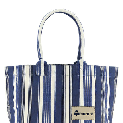 Isabel Marant Blue Cotton Tote Bag