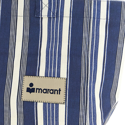 Isabel Marant Blue Cotton Tote Bag