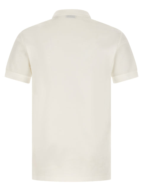 Burberry White Cotton Polo Shirt Burberry