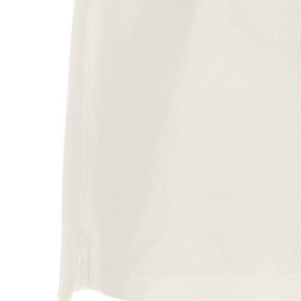 Burberry White Cotton Polo Shirt