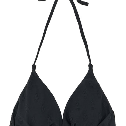 Polo Ralph Lauren Black Recycled Polyester Bikini