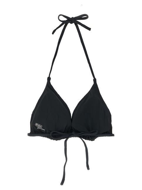 Polo Ralph Lauren Black Recycled Polyester Bikini Polo Ralph Lauren