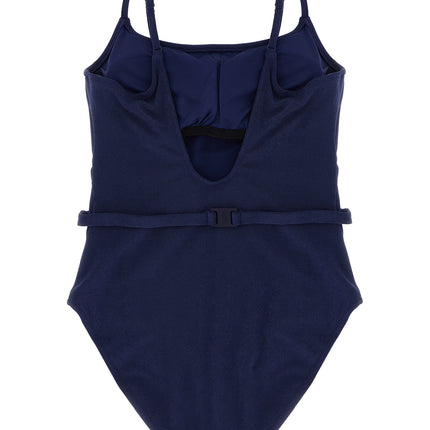 Polo Ralph Lauren Blue Polyester One-Piece Swimsuit