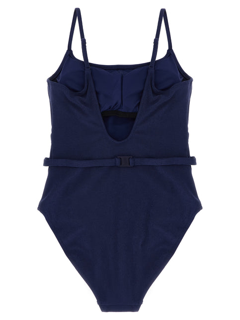 Polo Ralph Lauren Blue Polyester One-Piece Swimsuit Polo Ralph Lauren