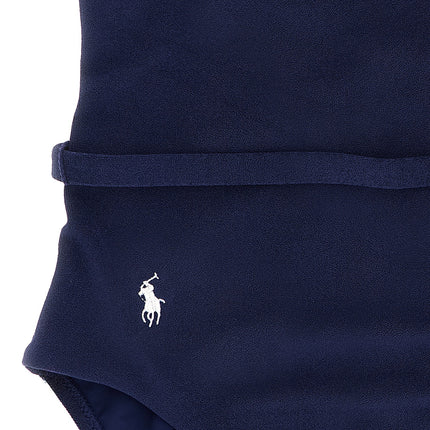 Polo Ralph Lauren Blue Polyester One-Piece Swimsuit