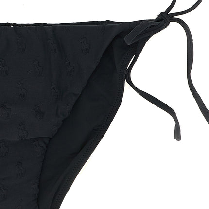 Polo Ralph Lauren Black Recycled Polyester Bikini
