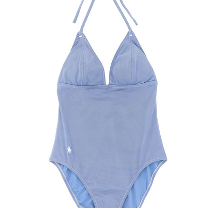 Polo Ralph Lauren Blue Nylon One-Piece Swimsuit
