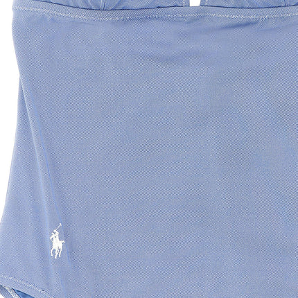Polo Ralph Lauren Blue Nylon One-Piece Swimsuit