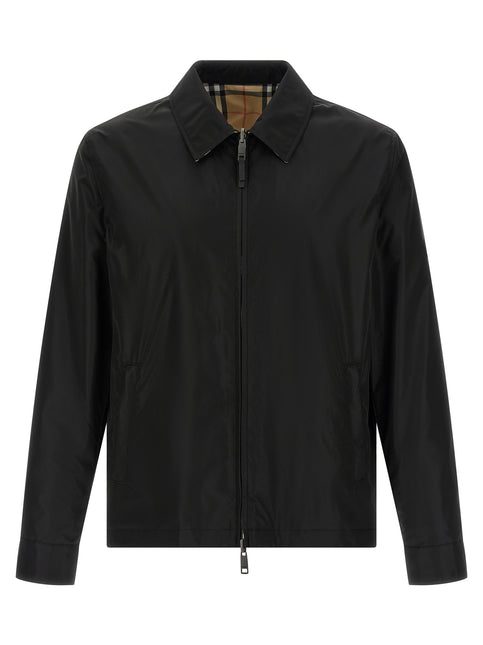Burberry Black Polyamide Shell Jacket Burberry