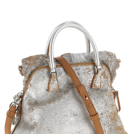 Maison Margiela Silver Lambskin Handbag