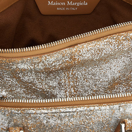 Maison Margiela Silver Lambskin Handbag