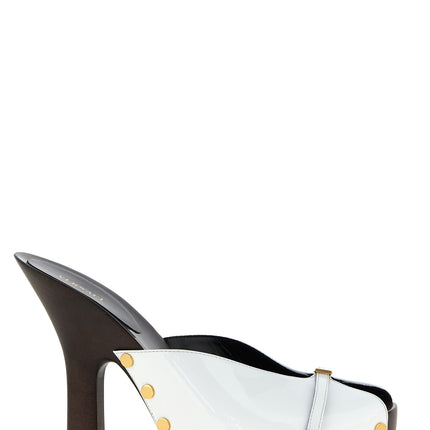Versace Bicolor Calfskin High Heel Pumps