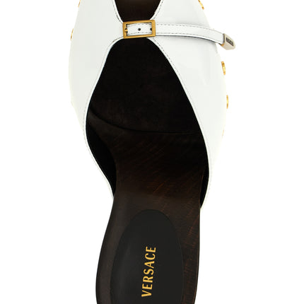Versace Bicolor Calfskin High Heel Pumps