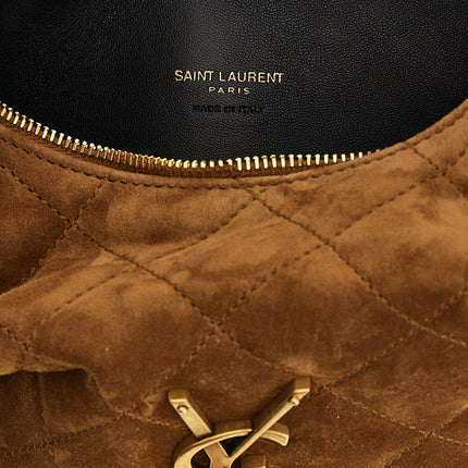 Saint Laurent Brown Calfskin Handbag