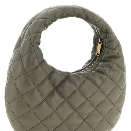Saint Laurent Gray Lamb Leather Handbag