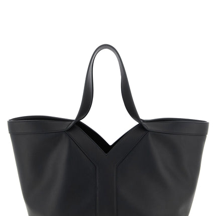 Saint Laurent Black Calfskin Tote Bag