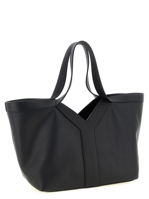 Saint Laurent Black Calfskin Tote Bag Saint Laurent
