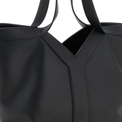 Saint Laurent Black Calfskin Tote Bag