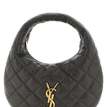 Saint Laurent Brown Lamb Leather Handbag