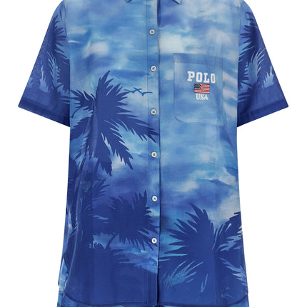 Polo Ralph Lauren Blue Cotton Shirt