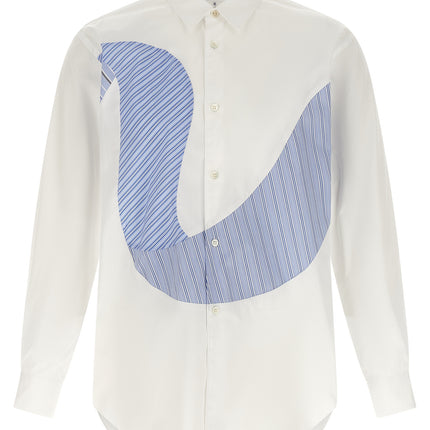 Comme Des Garçons White Cotton Blouse