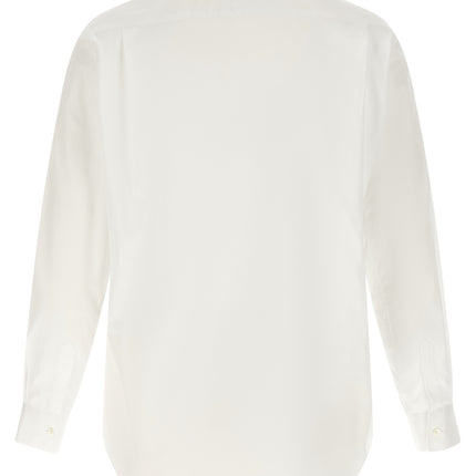Comme Des Garçons White Cotton Blouse