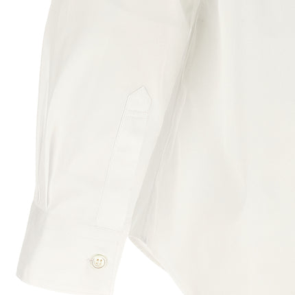 Comme Des Garçons White Cotton Blouse
