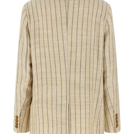 Blazé Milano Beige Cotton Blazer