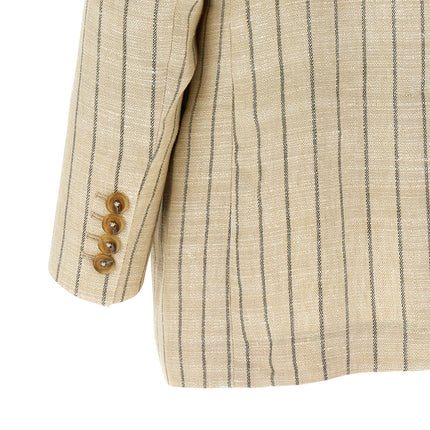 Blazé Milano Beige Cotton Blazer
